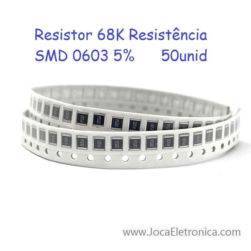 Resistor 68K SMD 0603 50unid