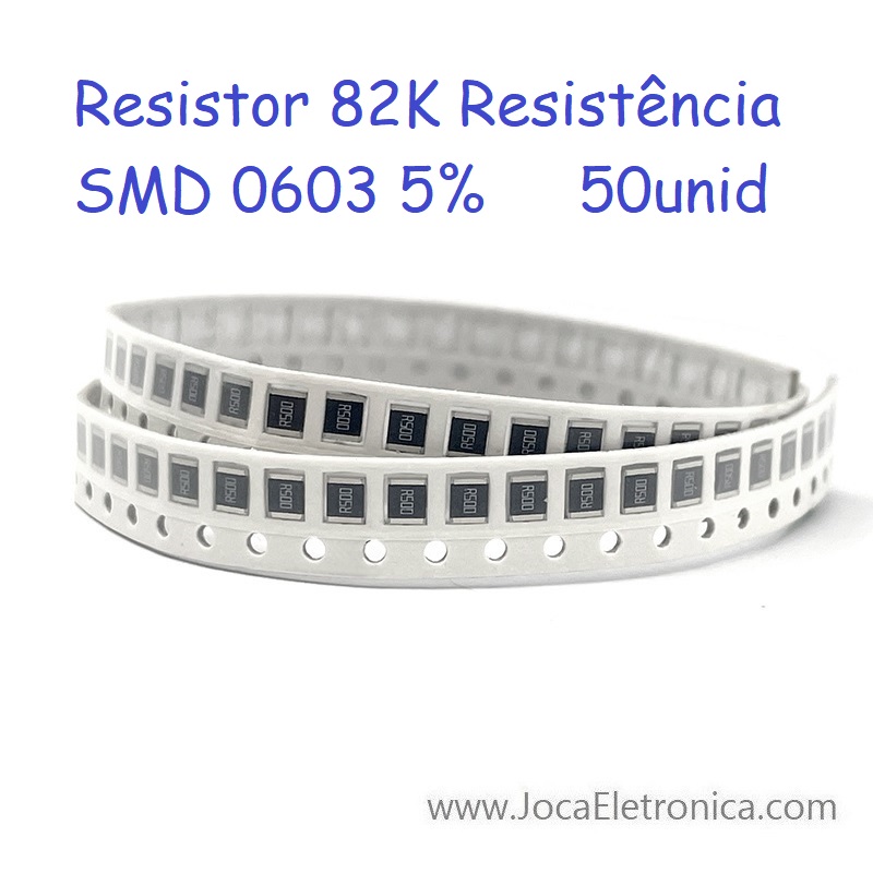 Resistor 82K SMD 0603 50unid