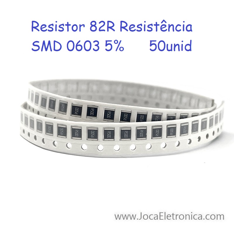 Resistor 82R SMD 0603 50unid