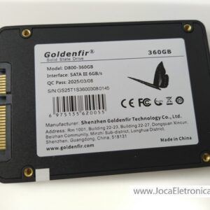 SSD Goldenfir 360GB TLC 2.5″ SATA III (540/500MB/s)