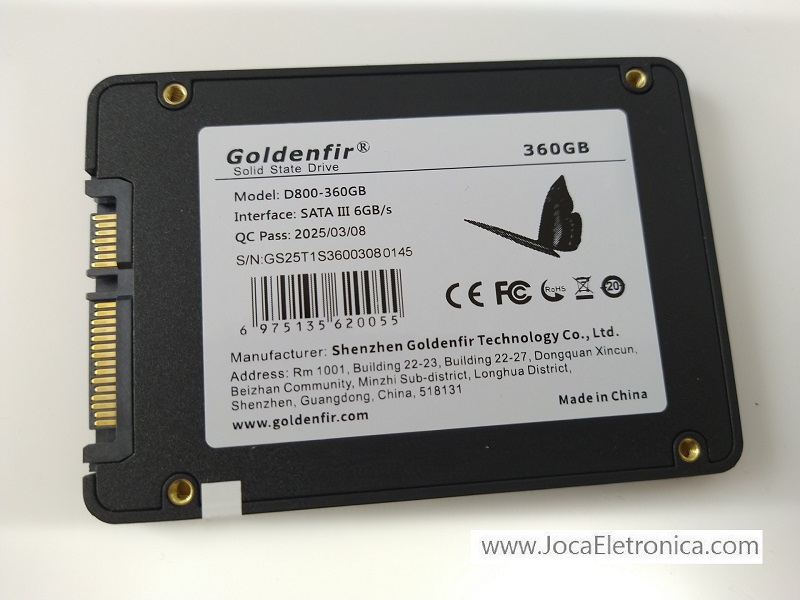 SSD 360GB TLC 2.5 SATA III