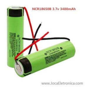 Bateria de Lítio NCR18650B 3400mAh 3.7V