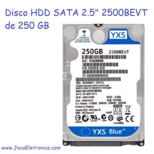 Disco HDD SATA 2.5″ 2500BEVT de 250 GB