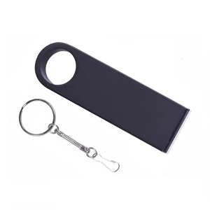 Memória pen USB 128GB de Alumínio Preto
