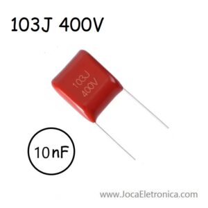 Condensador 103J / Capacitor Poliéster 10nF 400V