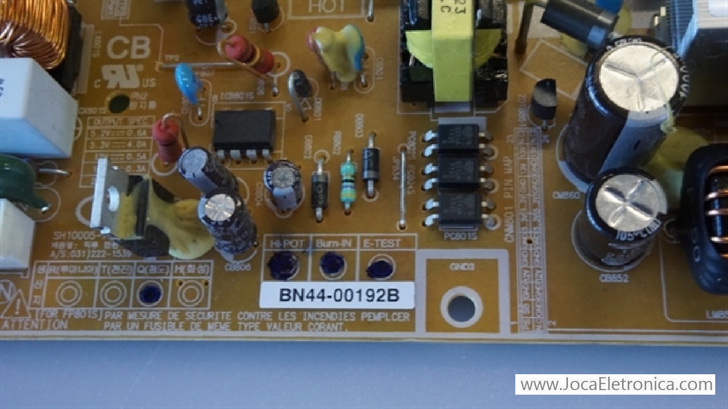 POWER SUPPLY BN44-00192B SAMSUNG 26 LCD TV