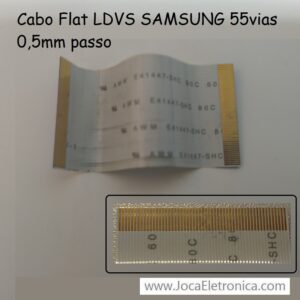 Cabo Flat LDVS SAMSUNG 55vias 0,5mm passo