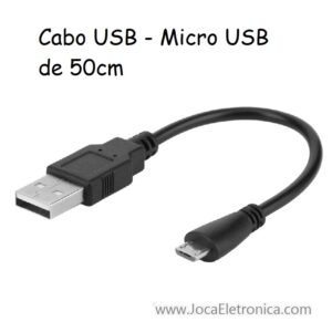 Cabo USB – Micro USB de 50cm